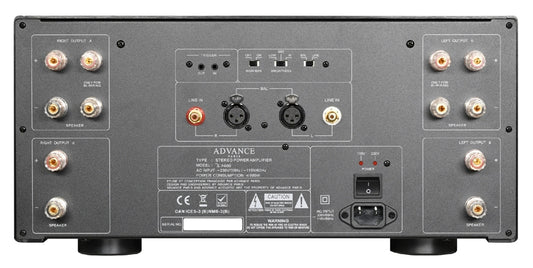 The Advance Paris X-A600 is a class A?B power amplifier that outputs 200 watts stereo!