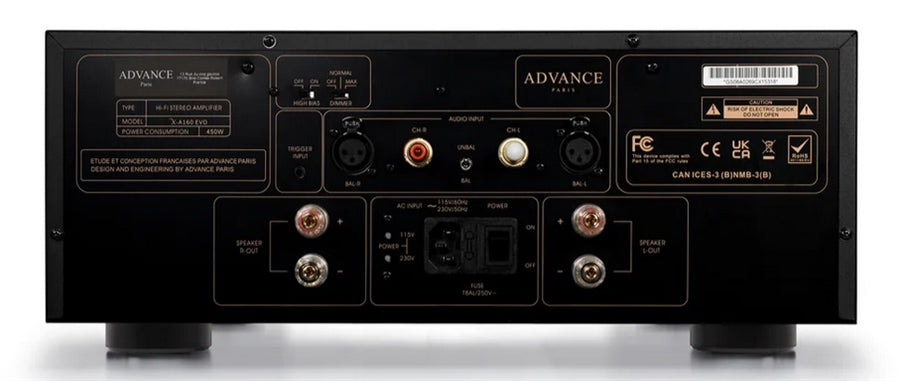 Advance Paris X-A160EVO Stereo Power Amplifier