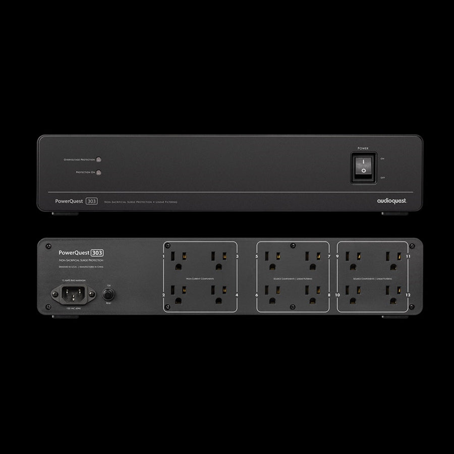 The AQ PowerQuest 303 protects your gear and improves performance.