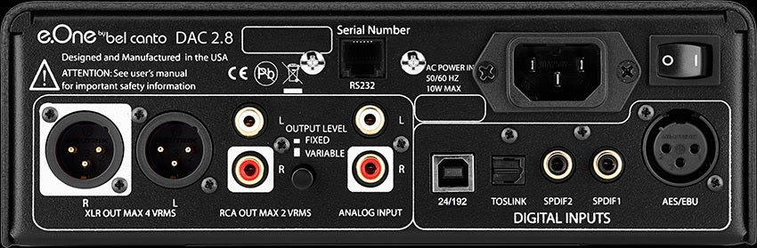 The Bel Canto DAC 2.8 is an excellent DAC and Control Preamplifier!