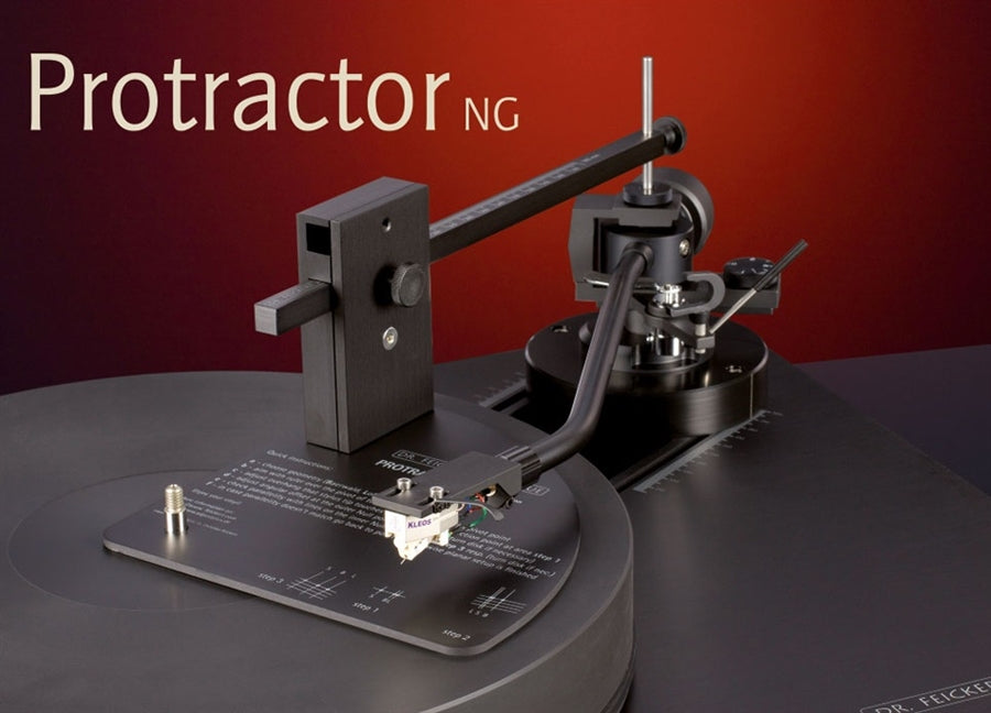 The Dr Feickert Protractor NG is considered by most vinyl enthusiasts as the premier protractor on the market and one every serious vinyl junkie should own!