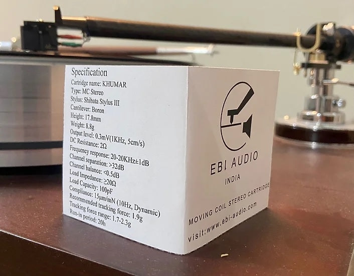 The EBI Khumar represents an absolute deal for an Audiophile MC cartridge!