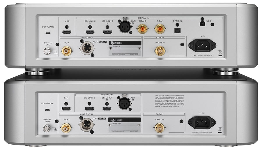 Esoterics Grandioso Mono Block DACs for the Audiophile listener with great Digital Transports!