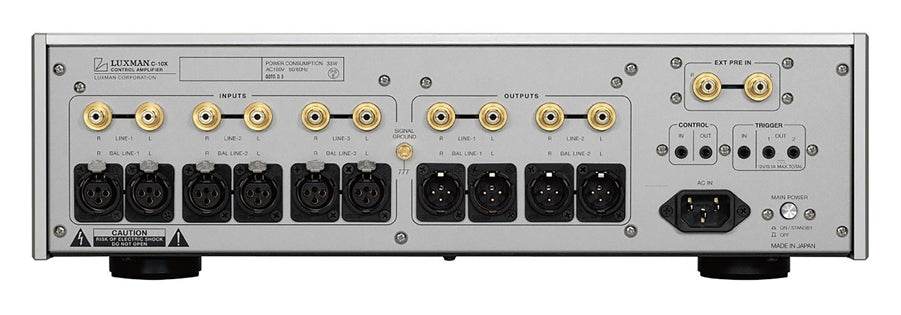 The Luxman C-10x is a premium preamplifier for high end audio listeners>