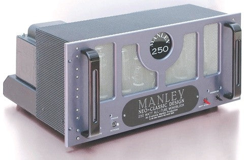 The Manley Neo-Classic 250-watt Monoblocks offer audiophiles the powerful and versatile performance of both triode and tetrode modes in a refined, all-tube monoblock design.