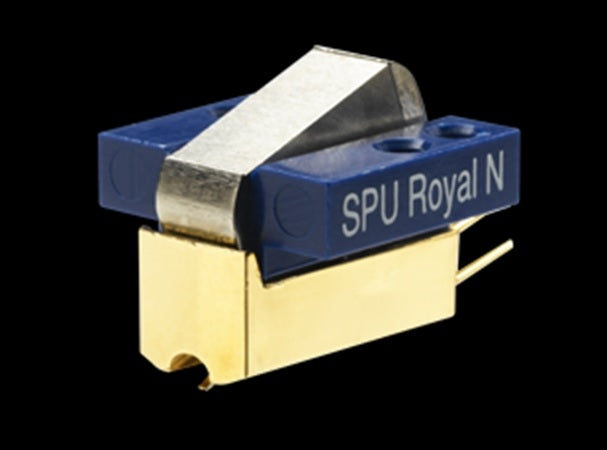 The Ortofon SPU Royal N cartridge for use with a standard headshell and Ortofon N adapter.