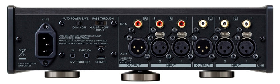 Elevate your listening experience with the TEAC HA-507, a high-end pure analog headphone amplifier and preamplifier from the Reference 500 Series.
