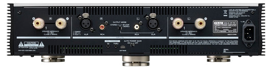 The TEAC AP-701B is a high-performance stereo power amplifier featuring a dual mono design and custom-made Hypex Ncore power modules.