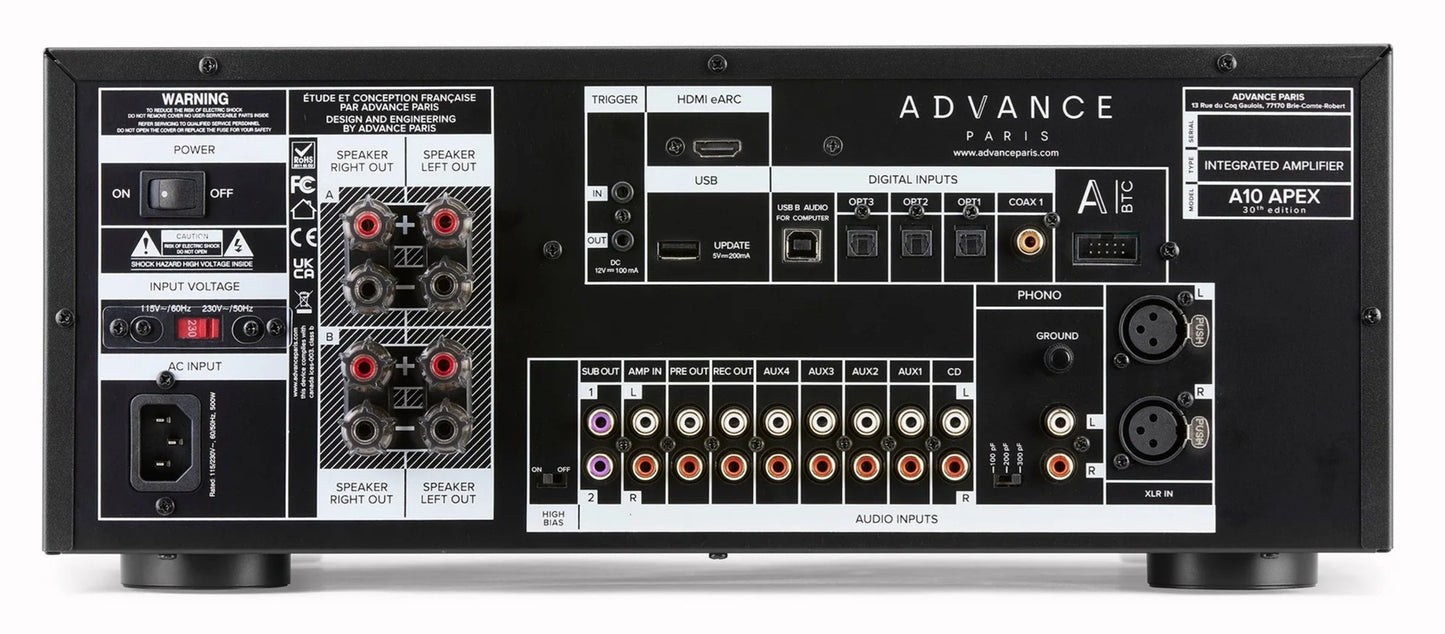 Advance Paris A10 Apex Integrated Amplifier