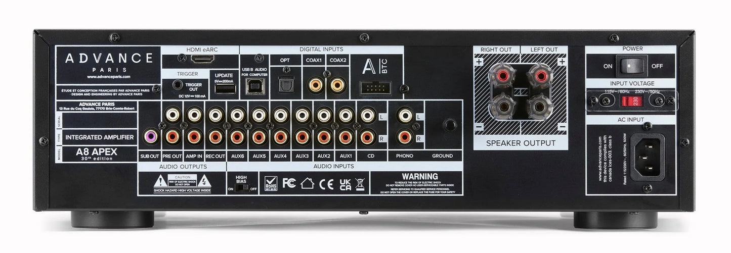 Advance Paris A8 Apex Integrated Amplifier