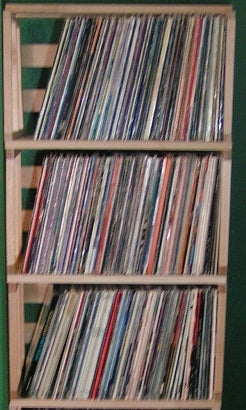 Stacking Maple Record Crates from TTVJ! These crates are ultra durable, sturdy and hold about 80-110 records per crate!