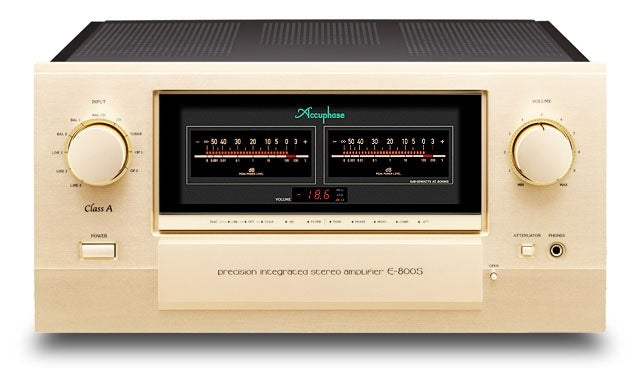 Accuphase E-800S is top of the line Integrated Amplifier - Pure Class A!