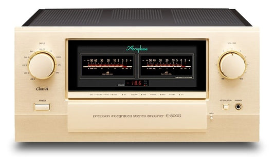 Accuphase E-800S is top of the line Integrated Amplifier - Pure Class A!
