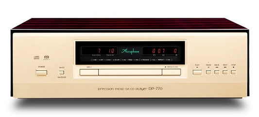 Accuphase updates and upgrades their top of the line SACD player with their DP-770
