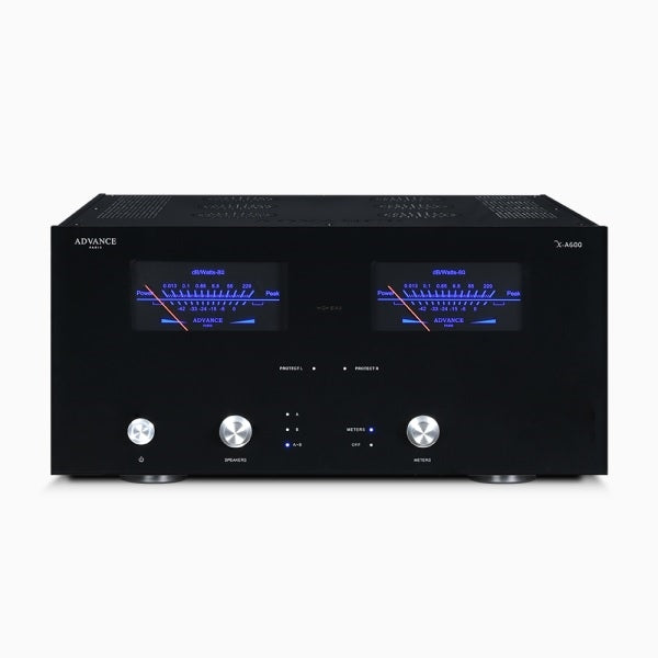 The Advance Paris X-A600 is a class A?B power amplifier that outputs 200 watts stereo!