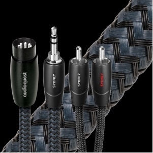 The Audioquest Sydney interconnect cable comes in a variety of configurations to solve all your interconnect needs!