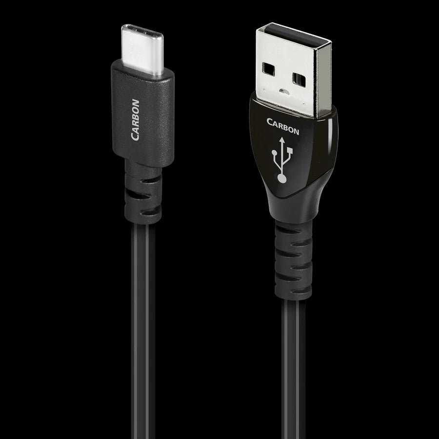 The AudioQuest Carbon is a very good USB cable that comes terminated to fit all your USB needs.