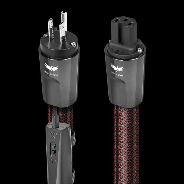 The Audioquest Firebird High Current Power Cable is ideal for use with your power amps and power conditioners.