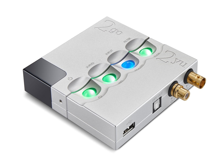 Paired with the Chord Electronics 2go, the 2yu combines to create a stand alone music streamer!