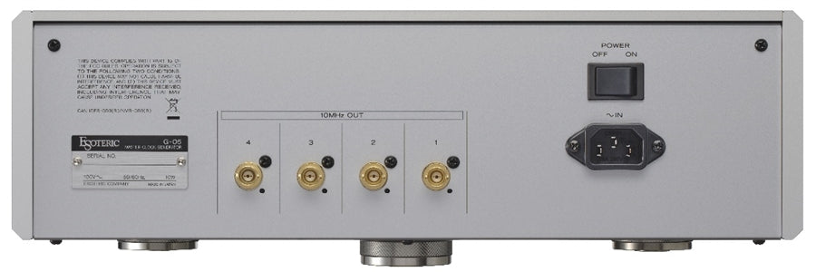 Esoteric delivers an awesome Master Clock at a very reasonable price! Available in Black and Silver!