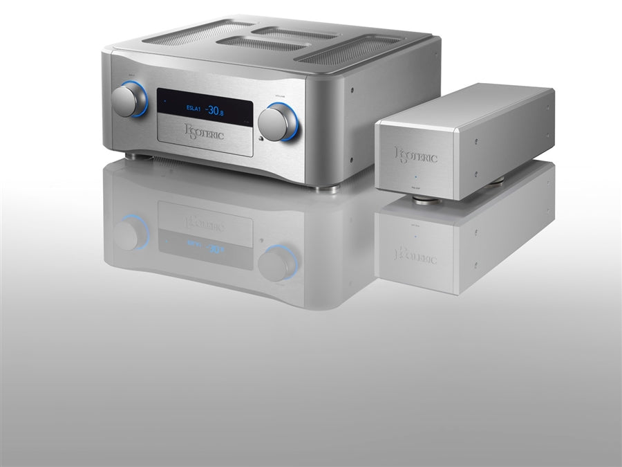 The Esoteric PS-01F is a power supply for the preamp section on the Esoteric F-01 and F-02 integrated amplifiers. This power supply upgrades and improves the sound of these two integrated amplifiers.