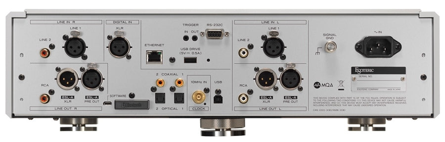 The Esoteric N-05XD is a world class network player with preamp capabilities and headphone section!