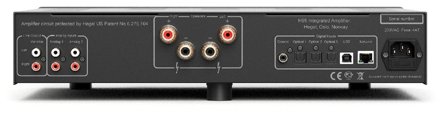 Hegel H95 Integrated Amplifier, DAC and Streamer