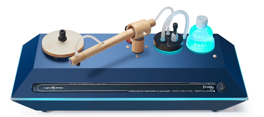 Keith Monks Prodigy Blue Deluxe Record Cleaning Machine for Audiophiles and vinyl collectors who take care of the precious vinyl!