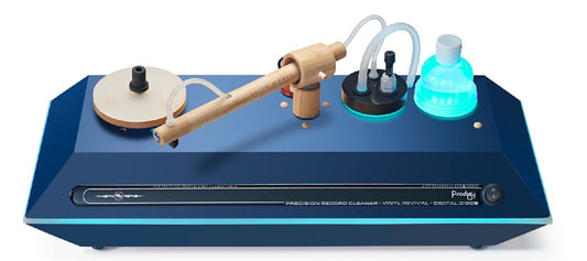 Keith Monks Prodigy Blue Deluxe Record Cleaning Machine for Audiophiles and vinyl collectors who take care of the precious vinyl!