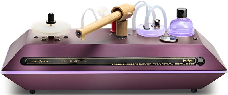 The Keith Monks Prodigy Monarch record cleaning machine is a premium, ultra-quiet solution for audiophiles seeking fast, thorough vinyl and digital disc care.