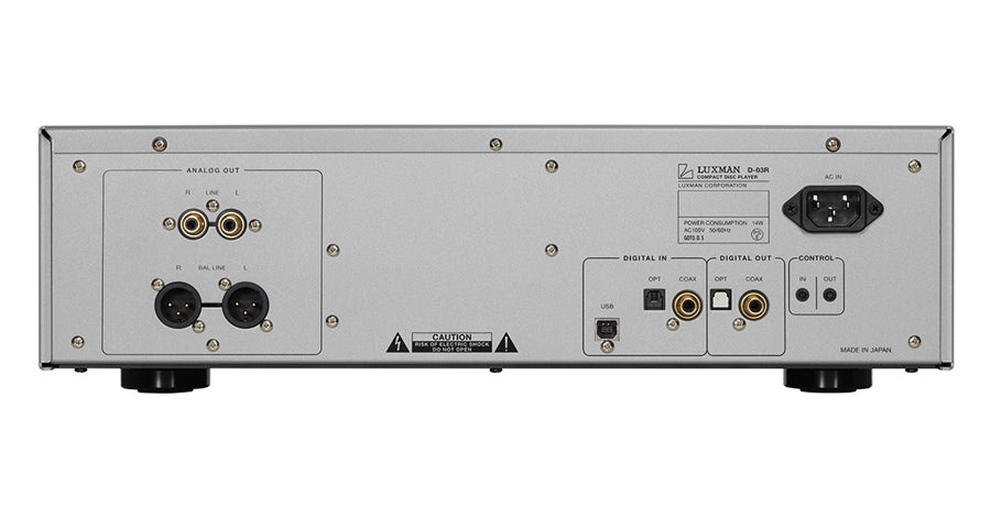 The New Luxman D-03R is built for uncompromising performance.