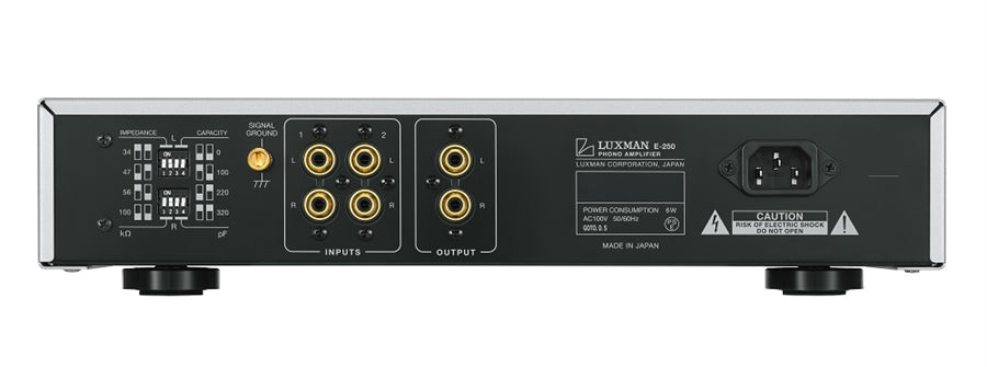 The Luxman E-250 phono preamplifier is an ideal match for your MC cartridge!