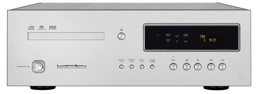 The Luxman D-10X represents the finest SACD/CD player Luxman has ever built!!!