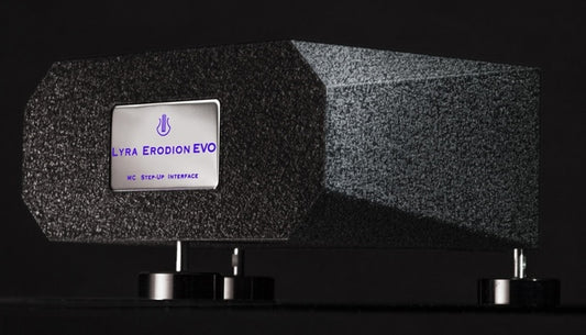 The Lyra Erodion EVO MC Step Up Transformer is ideal for Lyra cartridges or any low impedance MC Cartridges of 2-10 ohms.