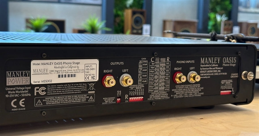 The Manley Oasis Tube Phono Stage paints a beautiful musical landscape!