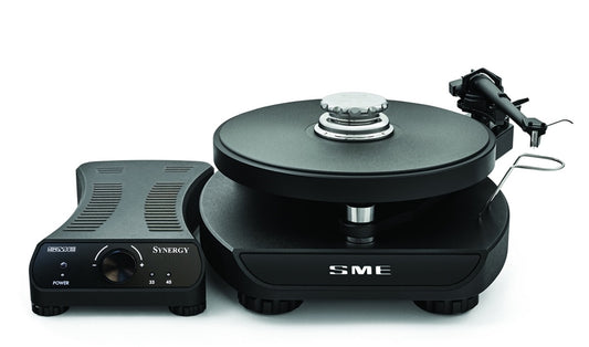 The SME Synergy Mk2 is a complete turntable system including turntable, tonearm, cartridge and phone stage!