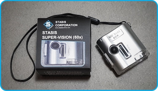 The Stasis Super Vision 60x Mini Microscope allows you to examine your stylus and record grooves!