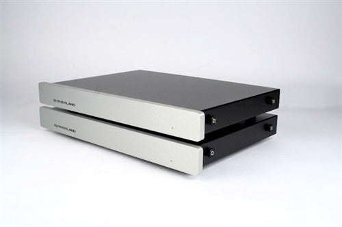 The Sutherland Duo monoblock phono stage combines the design of the 20/20 and the mighty Phono Blocks! Wow!!!