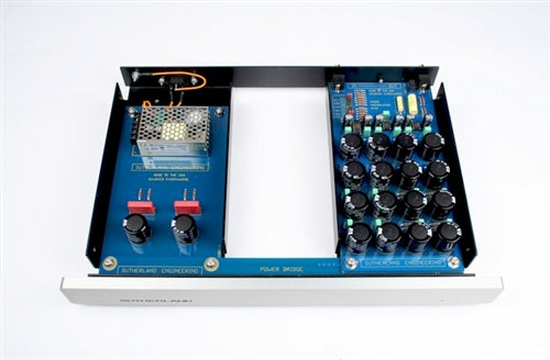 The Sutherland Duo monoblock phono stage combines the design of the 20/20 and the mighty Phono Blocks! Wow!!!