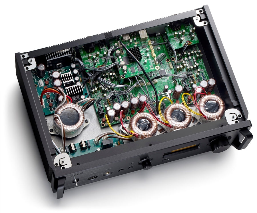 The TEAC UD-701NB does it all - it is a Network Audio Player, USB DAC, Headphone Amp and Preamplifier!