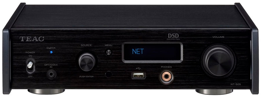 The TEAC NT-505 is a network Steaming USB DAC with Tidal, Qobuz and TuneIn