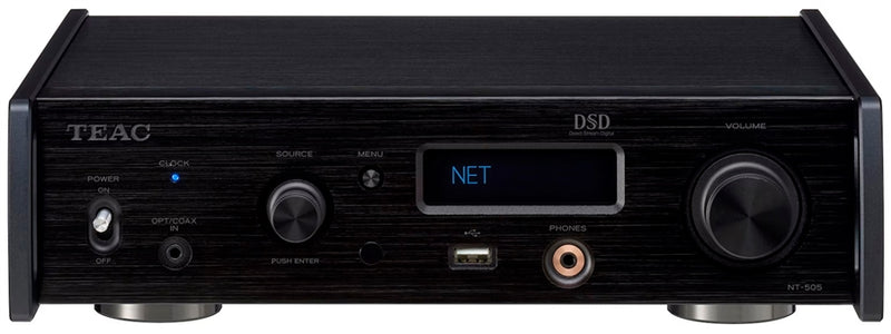 The TEAC NT-505 is a network Steaming USB DAC with Tidal, Qobuz and TuneIn