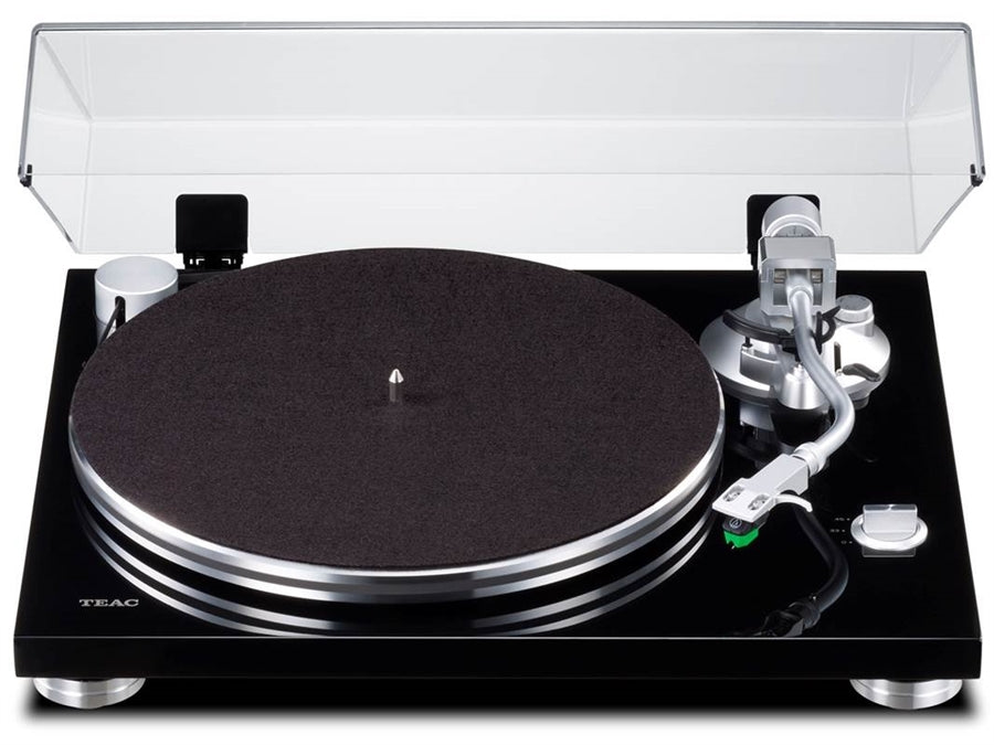A beautiful way for the vinyl newbie to get started on their vinyl journey, the TEAC TN3DOB is our most highly recommended introductory level turntable!