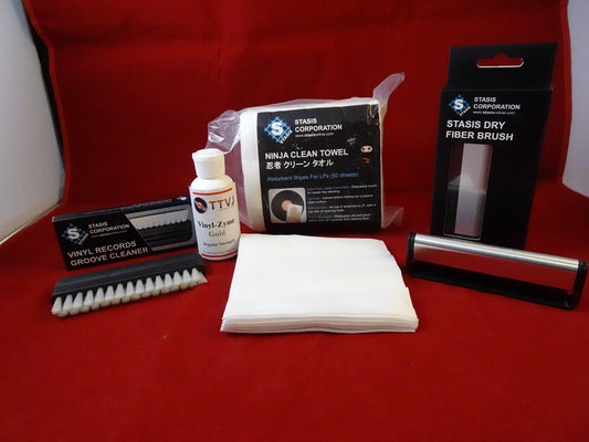 A nice package to get you started with some record cleaning supplies. Also a great way to sample some of our products!