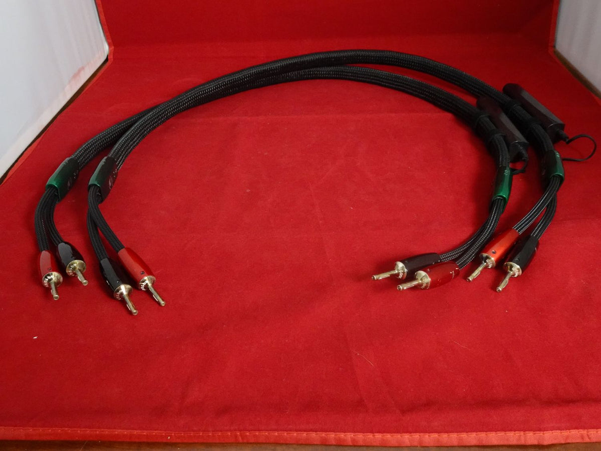 AudioQuest 3 ft Robin Hood Zero Speaker Cable terminated with Banana Demo