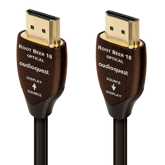 AudioQuest Root Beer 18 Long Distance Optical HDMI Cable