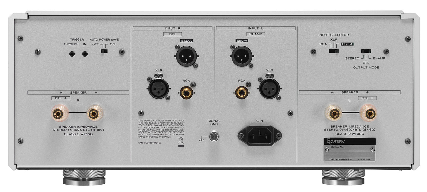 Esoteric S-05XE Stereo Class A Power Amplifier