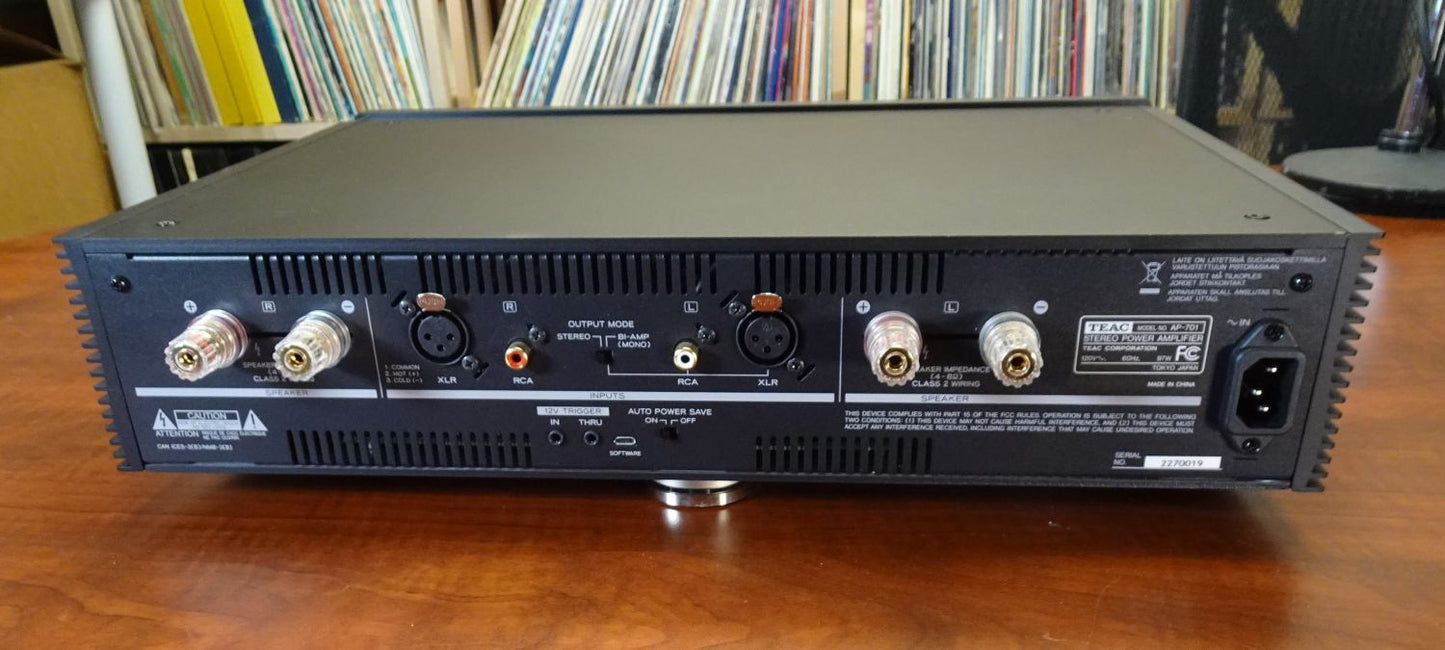 TEAC AP 701 Power Amplifier DEMO