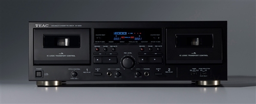 TEAC W1200B Dual Cassette Player/Recorder